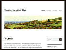 Tablet Screenshot of harrisongolfclub.org.uk